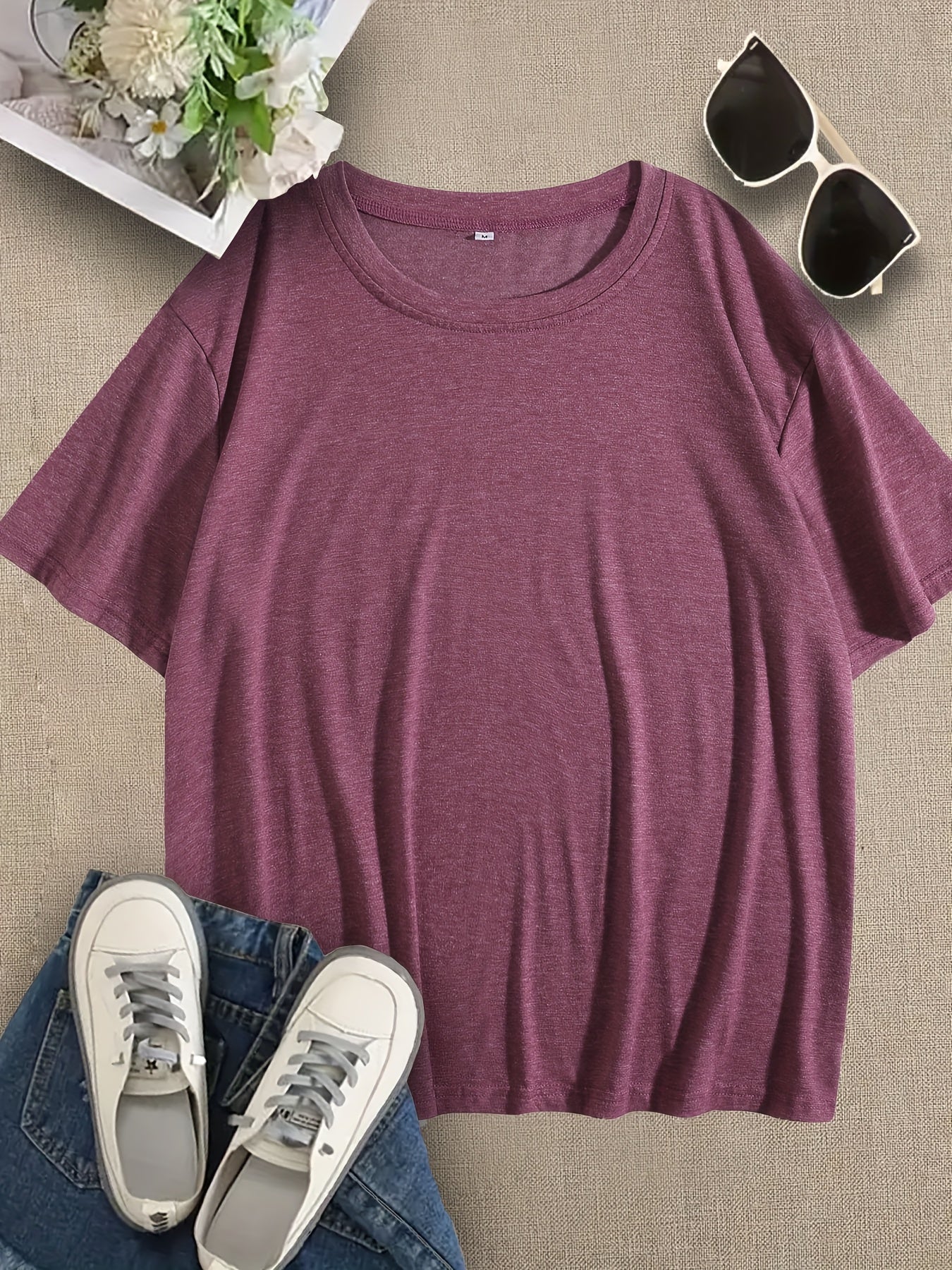 Double-sided Printing Women's T-shirts Women's Blend T-shirts-Stars, Stripes & Jesus Christ T-Shirt - Patriotic Faith Design for Women | Casual Summer Wear | Christian Apparel | Trendy Graphic Tee