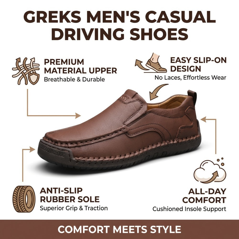 Men's Loafers & Flats - Cushioned Comfort Slip-On for Outdoor & Travel 677989