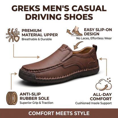 Men's Loafers & Flats - Cushioned Comfort Slip-On for Outdoor & Travel 677989