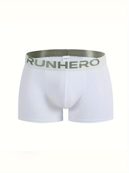 New Men'S Boxers Featuring Butt Pads, Made from Breathable Mesh, Designed for Comfort And Elasticity, Perfect for Lounging at for home