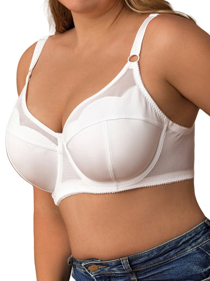 2pcs Set Plus-Size Women'S Underwire Bras, Comfortable And Breathable U-Shaped Back Design, with Adjustable Straps, Elegant Everyday Supportive Close-Fitting Underwear, Comfortable Lingerie, Non-Padded Bras
