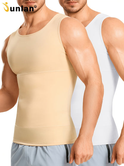 Men's Compression Shapewear Vests 2-Pack