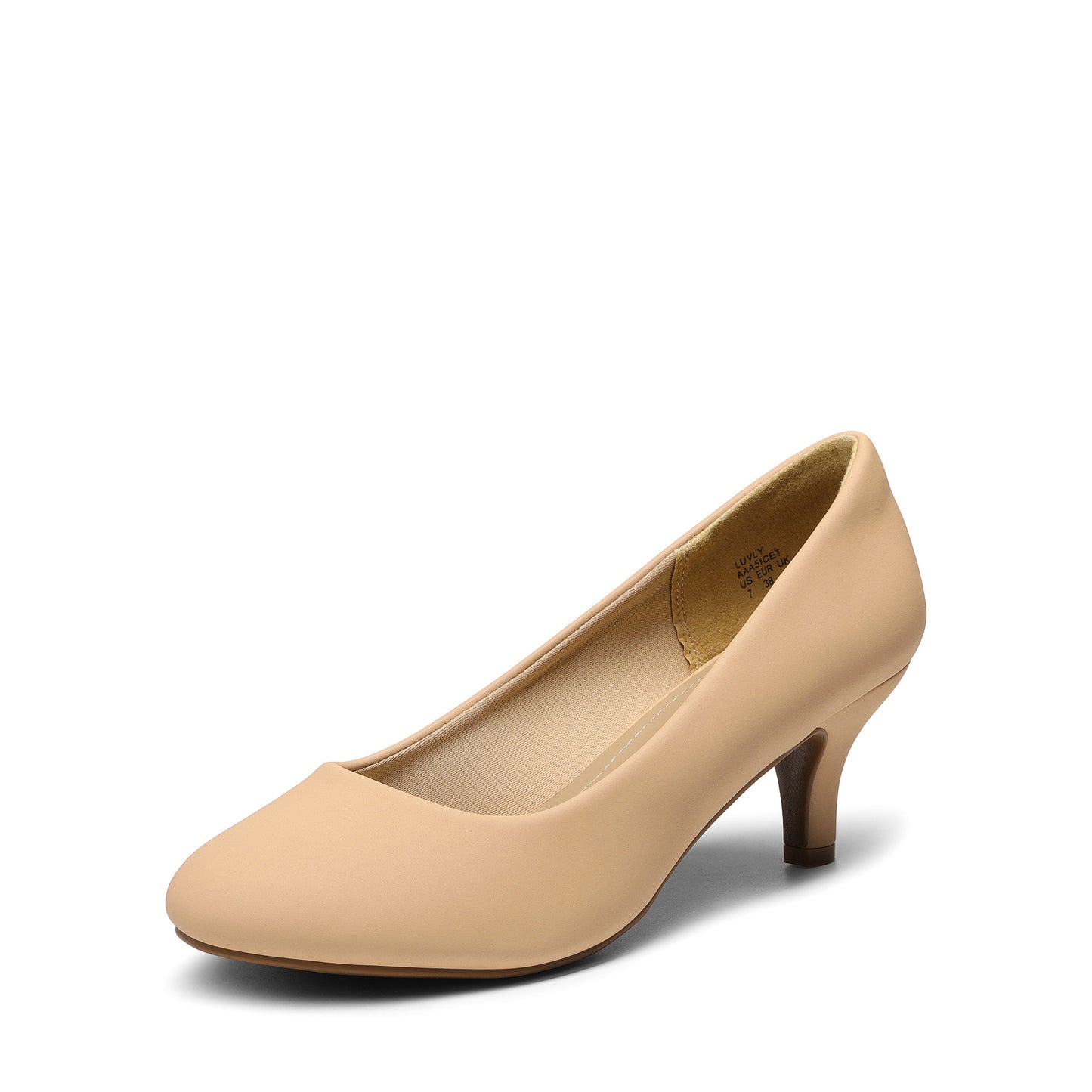 Women's Dress Comfortable Low Heel Pump Shoes