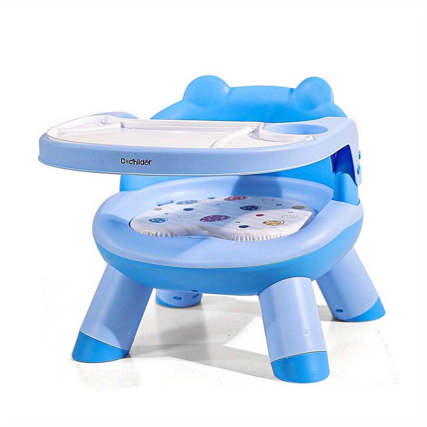 Little Bear Creative Children's Dining Chair, Double-layer Plates Detachable - Multiple Colors to Choose from (/ / Orange)