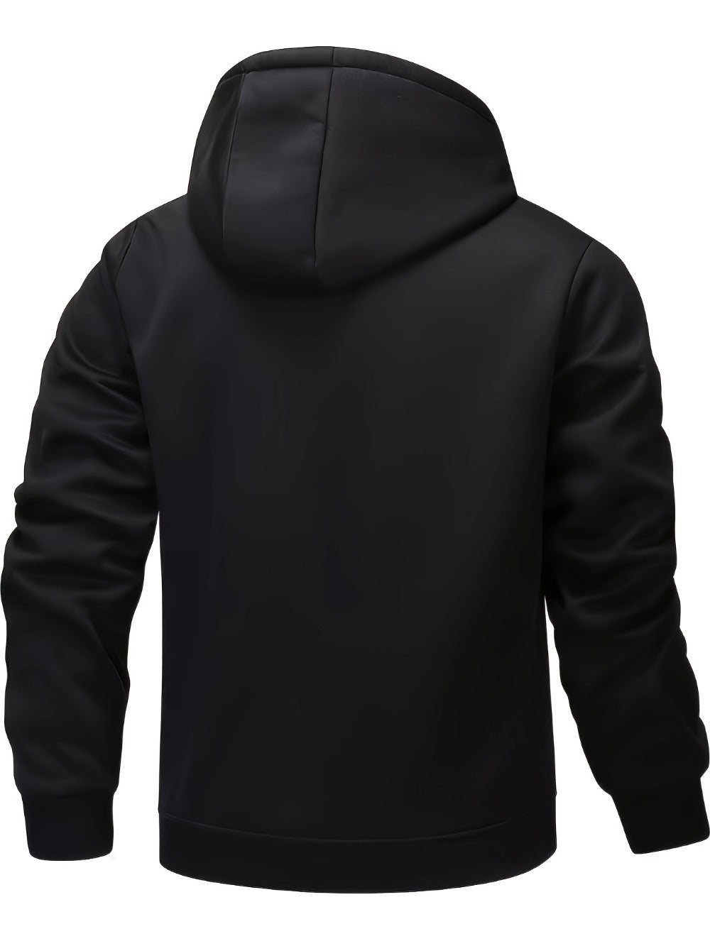Men's Versatile Fleece Zip-Up Hoodie
