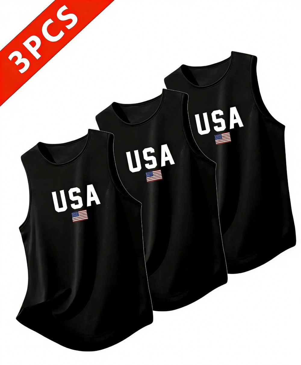 Men's Graphic Print Tank Top - Sleeveless Style 5669
