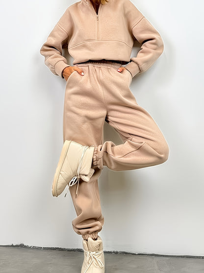 Women's 2pcs Sporty Street Casual Fashion Set for Women Women 2pcs Outfits Women's Gym Sportswear Comfortable Clothing, Casual Streetwear, Loose And Elastic Design, Women's Summer Clothing