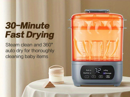 Bottle Sterilizer - Electric Steamer Dryer 4-in-1