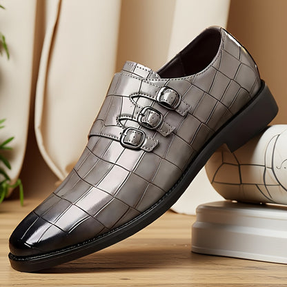 Plus Size British Style Soft Bottom Casual Pu High Quality Comfortable Business New Formal Men Lace-Up Shoes
