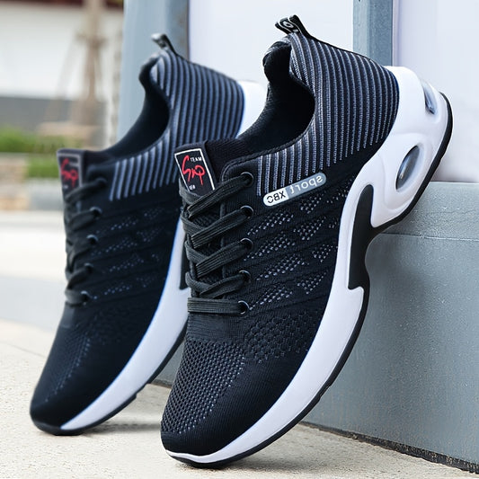 Men's Sports Shoes, Breathable And Versatile Air Cushioned Running Shoes, Suitable for Outdoor Travel And Mountaineering Activities
