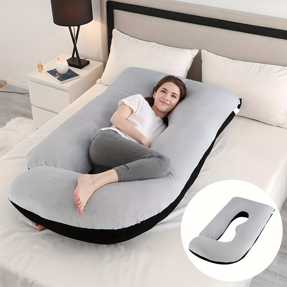 Pregnancy Pillow - 62-inch J-shaped Full-body Maternity