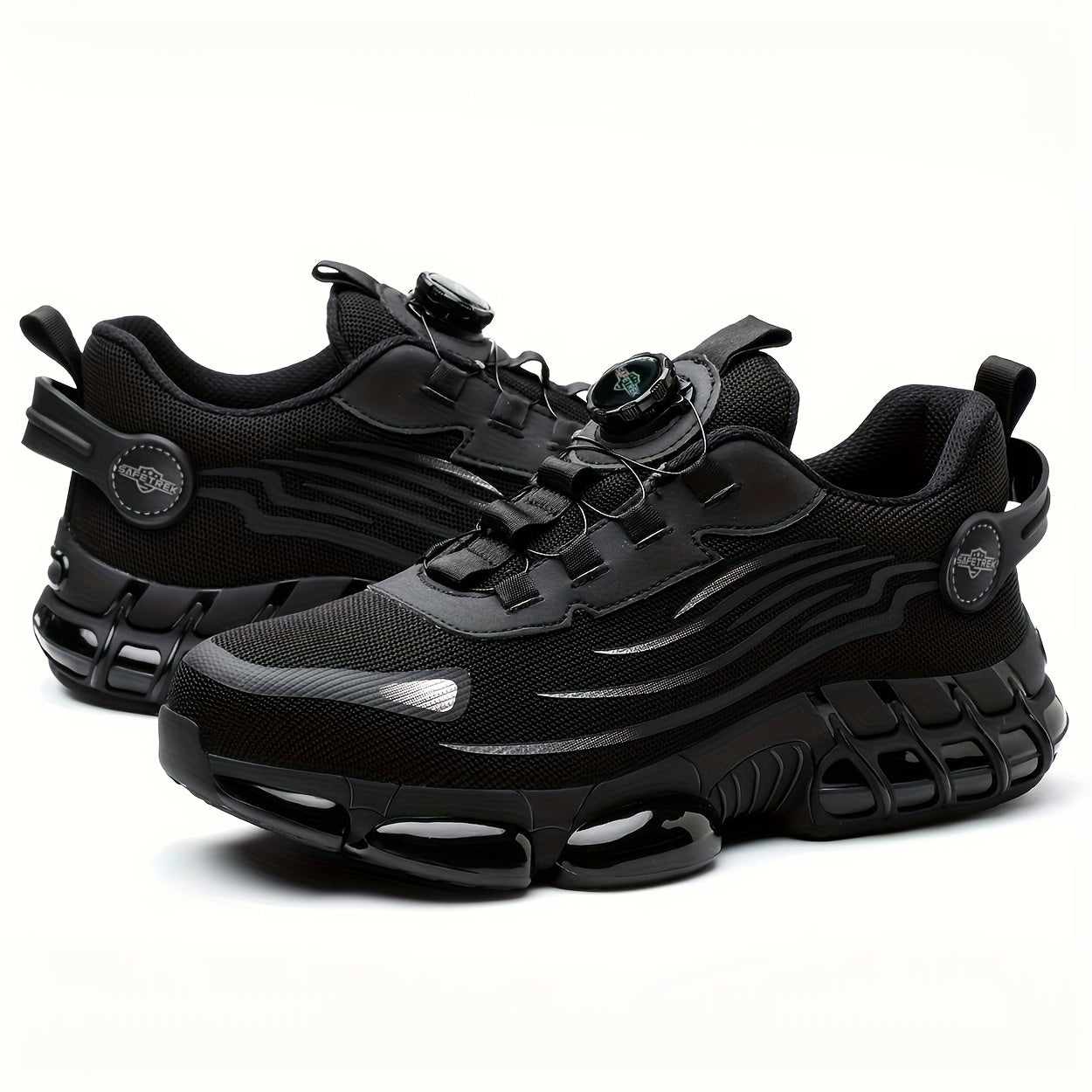 Men's Heavy-Duty Safety s-Like Shoes - Protection, Shock-Absorbing Non-Slip MD Sole, Breathable Low-Top Industrial/Outdoor Boots for,, - All-Season Wear-Resistant (Casual) Sports Footwear