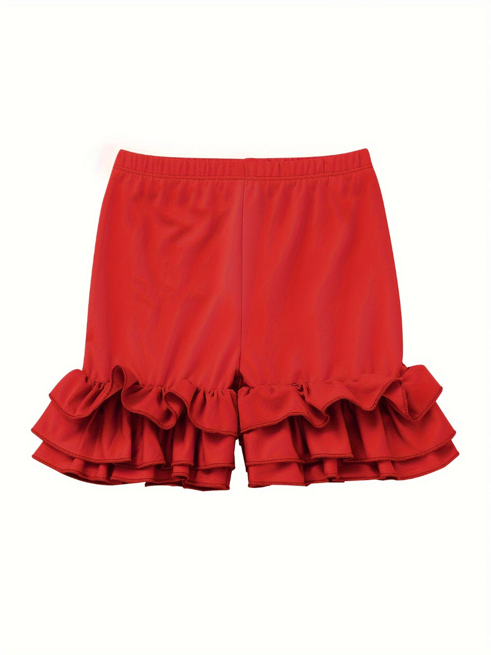 Girls' Solid Color Shorts - Summer 9189