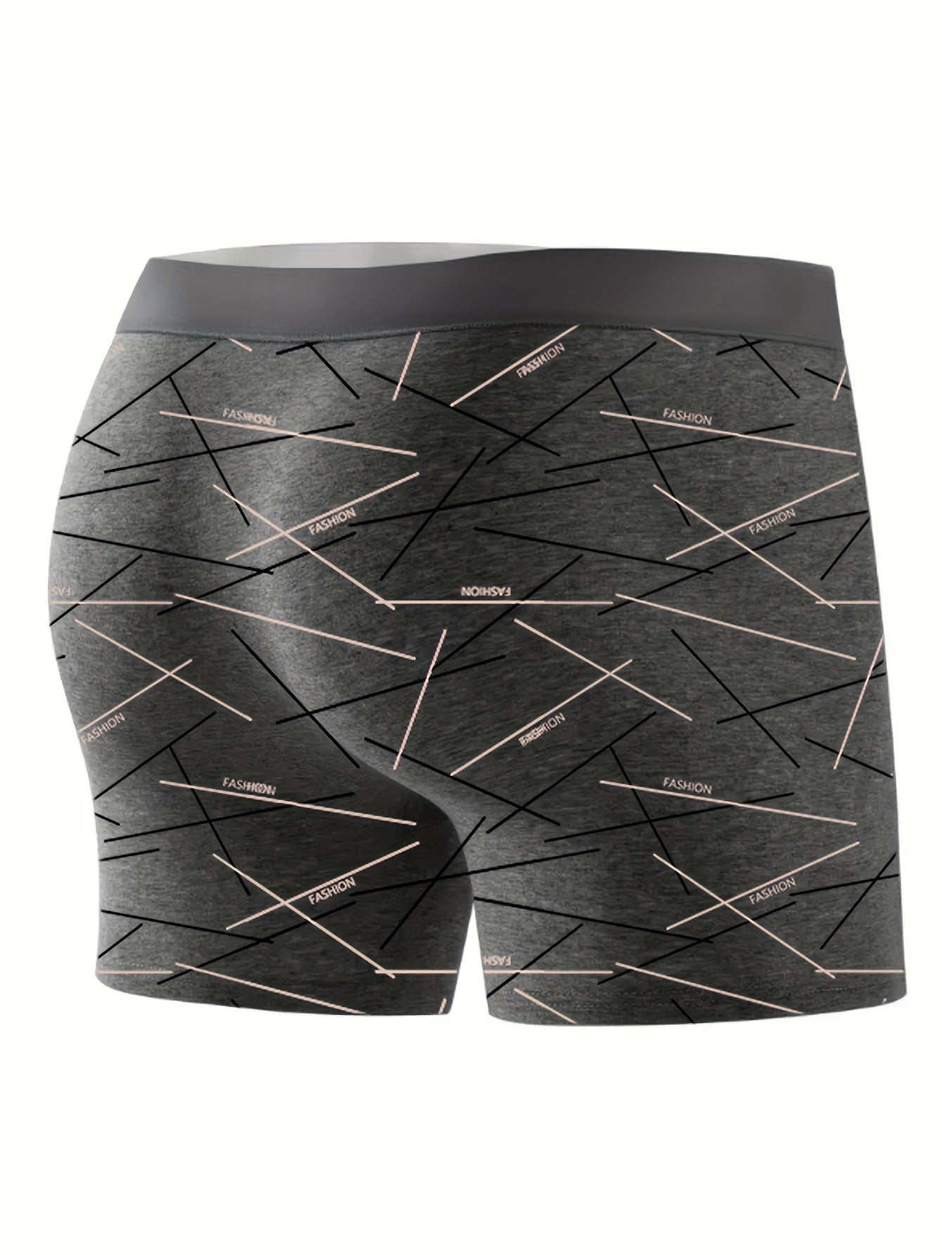 4pcs Men's Panties Line Terms Men's Boxer Long Breathable Skin-friendly Sports Gym Pants Trend Men's Boxer Shorts