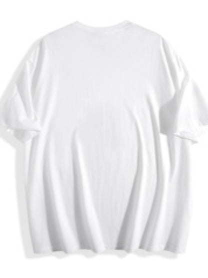 Men's Oversized T-Shirt - Round Neck Short Sleeve Weekend Style