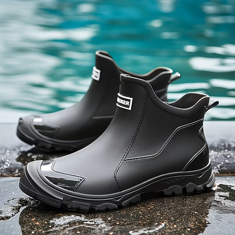 Women's Deck Boots High Quality Fishing Rain Boots, Non Slip Neoprene Boots High Traction Salt Water Ankle Boots for Outdoor Fishing, Boating, Sailing