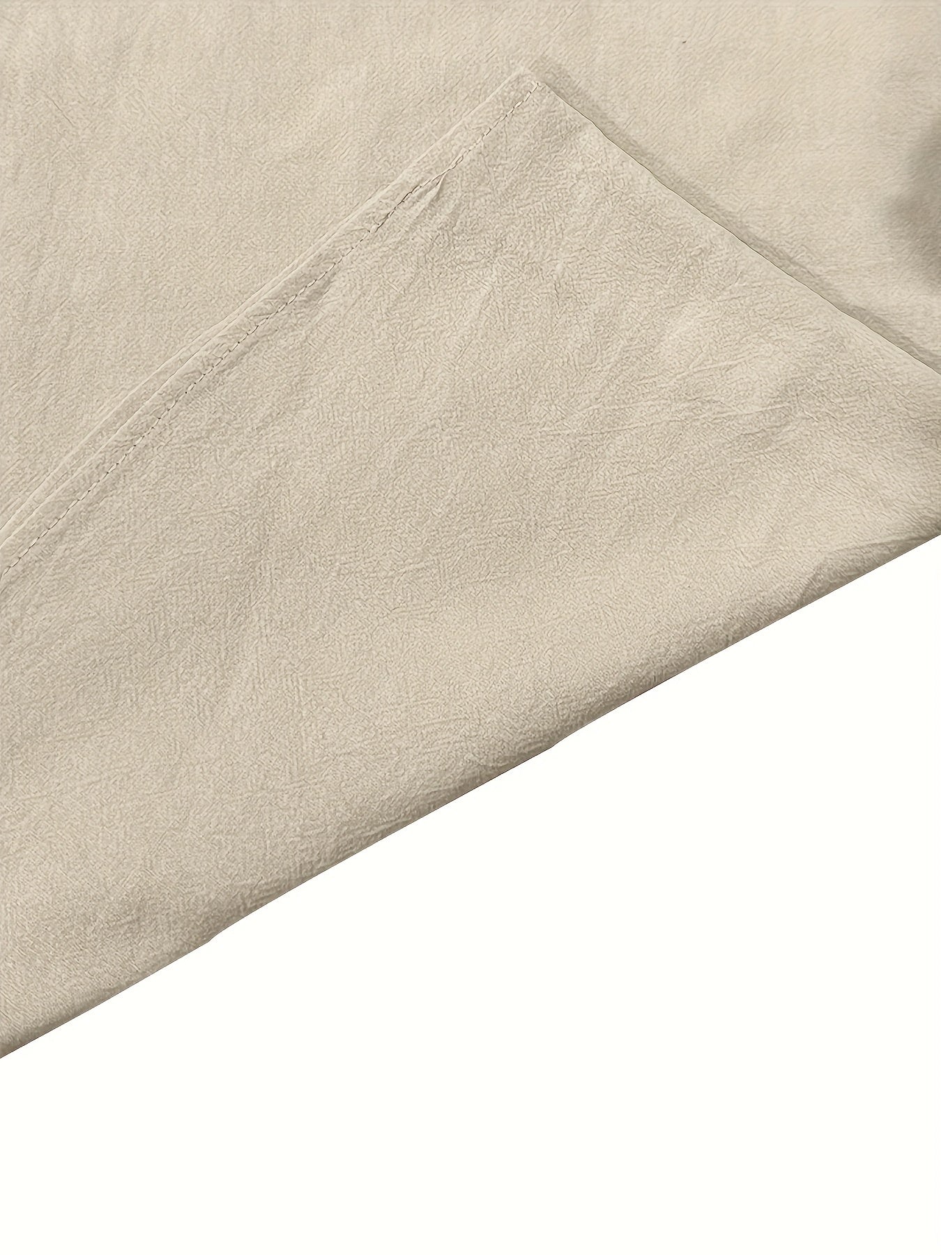 Collection of 3 Lightweight Summer Shirts for Men Featuring a Trendy Retro Design, Perfect for Casual Everyday Wear with Long Sleeves And a V-Neck Lace-Up Style