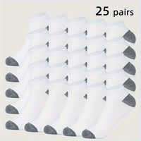 25 Pairs Of White