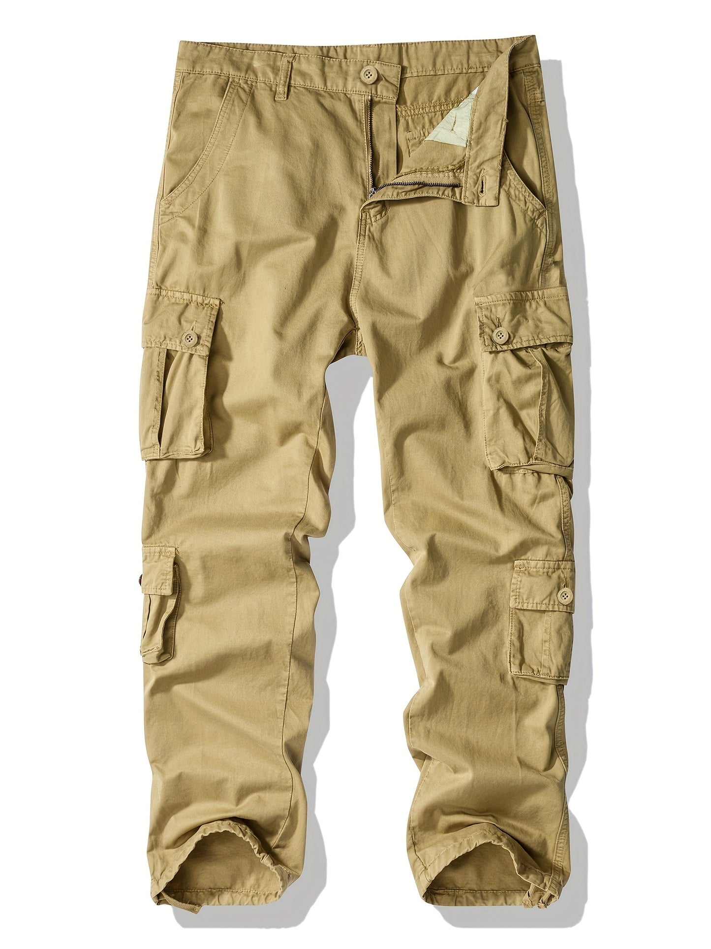 Men's Khaki 6-pocket Casual Pants