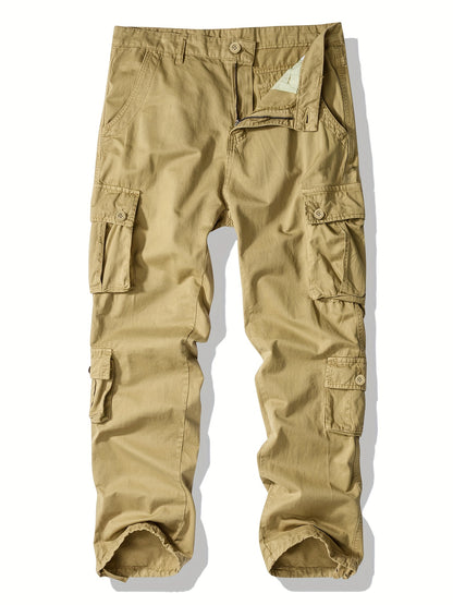 Men's Khaki 6-pocket Casual Pants