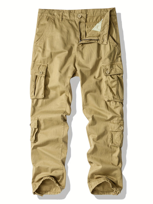 Men's Khaki 6-pocket Casual Pants