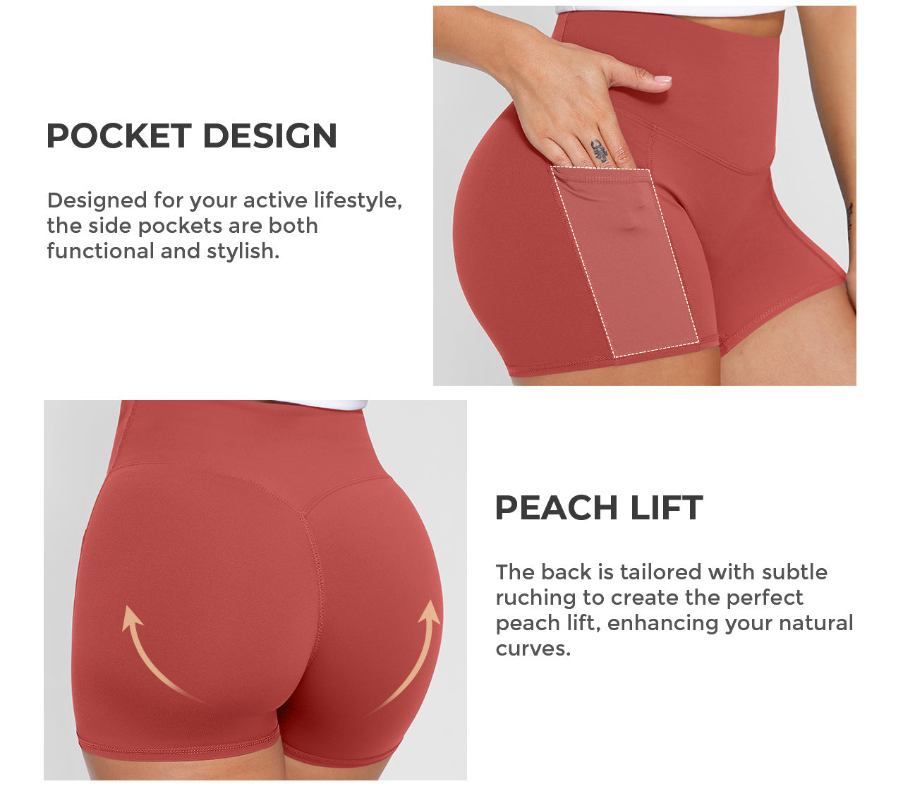 1Pc Women'S High-Waist Stretchy Athletic Shorts, Breathable Compression Bike Yoga Workout Shorts