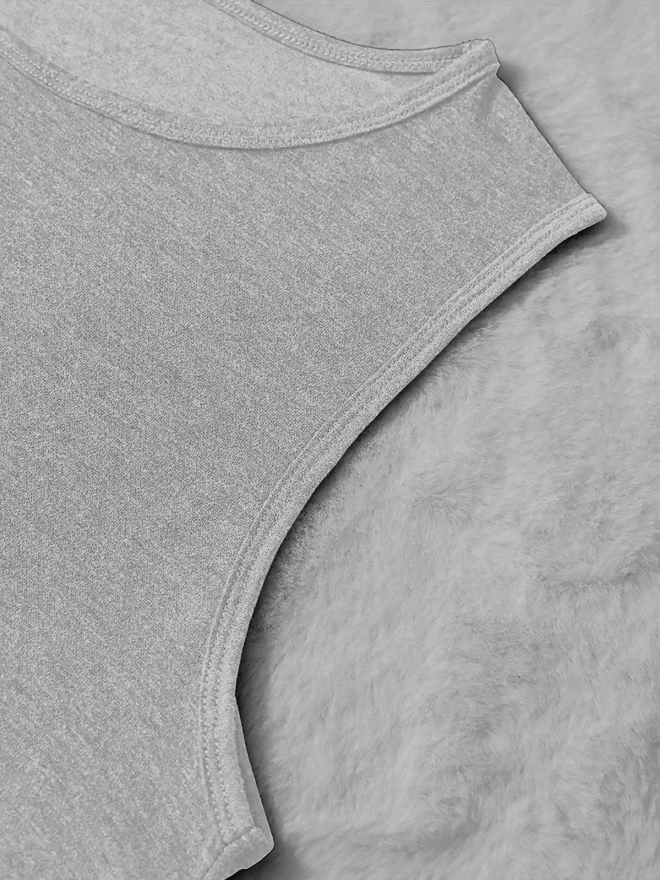 Women's Casual Sleeveless Tank Top with Texas Outline Design, Loose Breathable Opaque Fabric, Backless Round-Neck Lightweight T-Shirt, Machine Washable, for Women, Spring/Summer Outdoor Fashionable Shirt