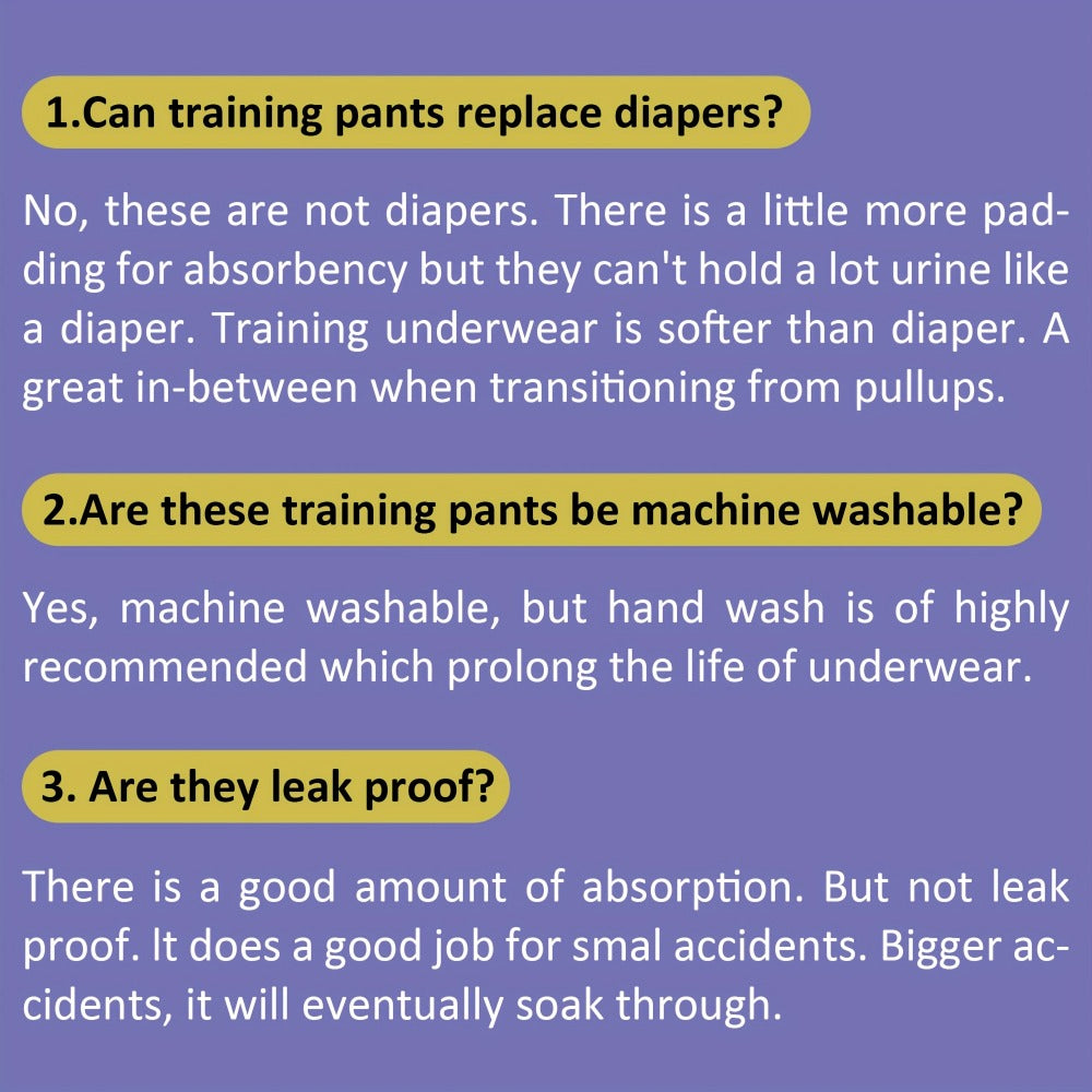 Girls' Potty Training Pants - 10-Pack Absorbent