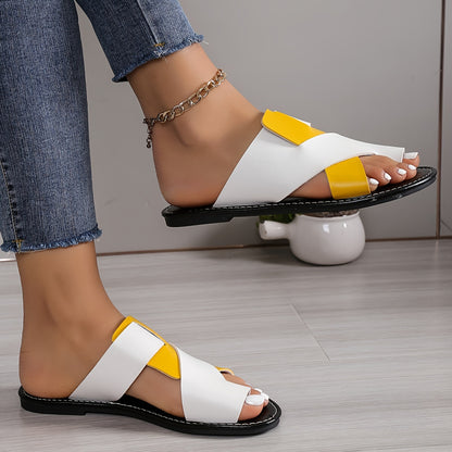 Women's Flat Sandals, Soft And Comfortable, Breathable Slip-Resistant Beach And Casual Wear