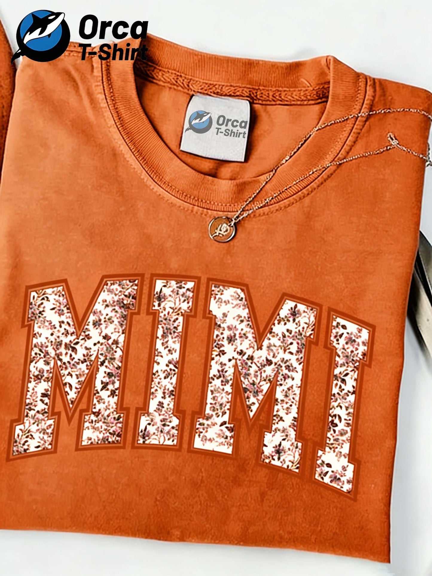 Local Delivery, Women'S Casual Short Sleeved T-shirt - Floral MIMI Printed Loose Round Neck Top, Breathable and Machine Washable Fabric, Suitable for Daily Wear, Fun Pattern