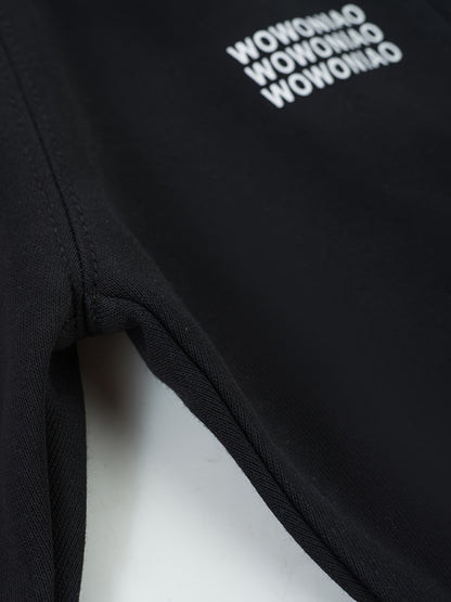 Wwowoniao Boys' Relaxed Fit Jogger Pants Made from a Featuring an Alphabet Design, Slightly Stretchy Knit Material, Equipped with Pockets, Suitable for Spring And Fall, Composed of 58% And 42% Polyester, Ideal for Outdoor Activities