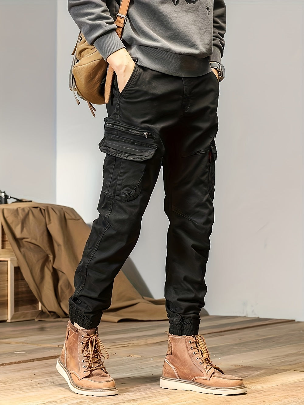 Men's Cargo Pants - Multi Pocket Travel Style