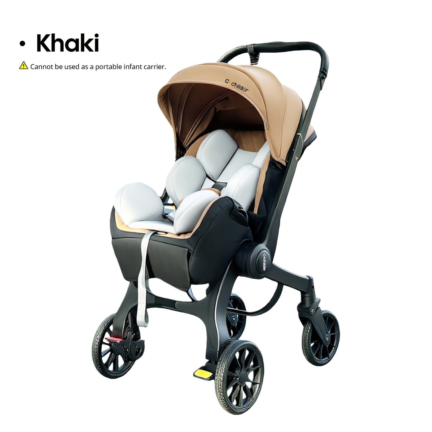 Baby Stroller - Foldable Adjustable Travel Metal