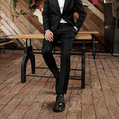 Men's formal tuxedo shoes classic patent velvet lace-up formal oxford shoes for wedding dresses