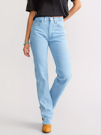 Blue Jeans Women Straight Pants New Classic Retro Casual Jeans And Pants Niche
