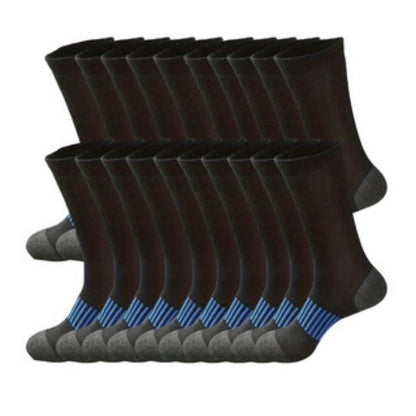 40 Pairs of Men's Long Socks for Autumn and Winter; Four-color Sports Socks; Men's Long Socks