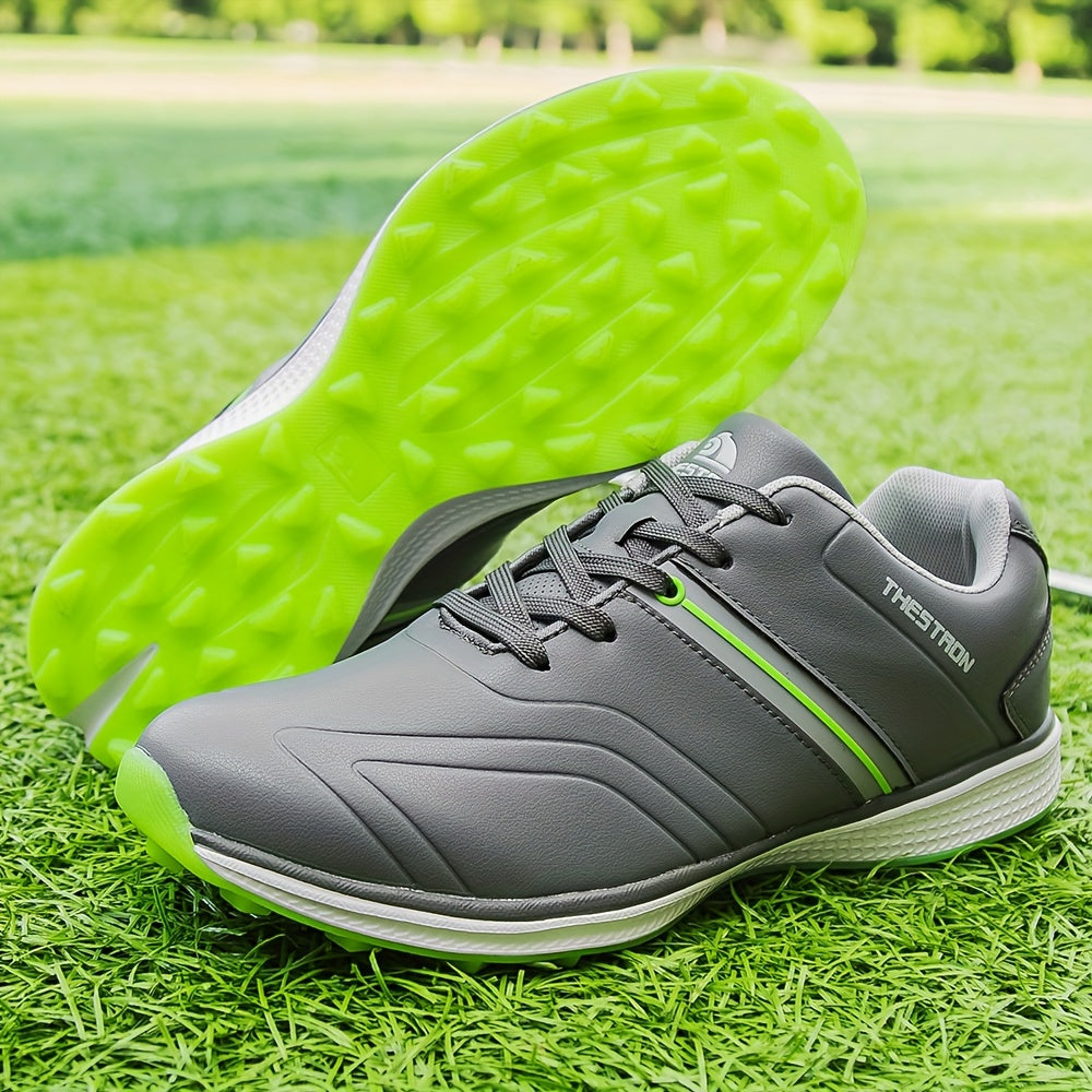 Professional Men'S Golf Shoes, Comfortable Golf Training Sneakers For All Seasons Outdoor