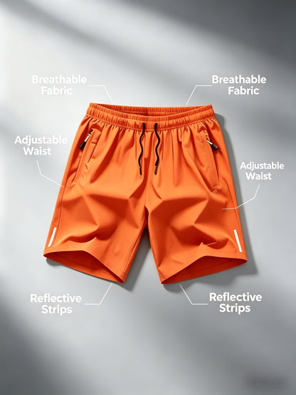6pcs Set - Men'S Shorts, Casual Loose Shorts, Workwear Shorts Men'S Five Quarter Pants Ins Trendy Straight Leg Casual Five Quarter Shorts Basketball Pants Practical Casual Shorts with Elastic Waistband, Lightweight And Breathable for Casual Attire