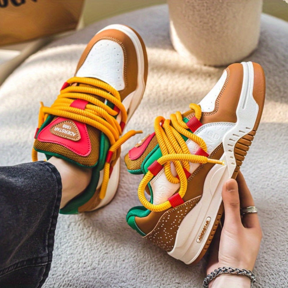Women's Sneakers – Non-Slip Lace-Up for Active Days
