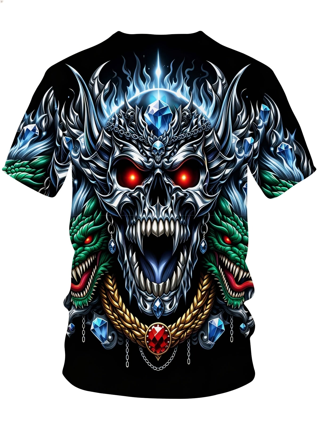 Men's Multicolor Printed Graphic T-Shirt - product view 34