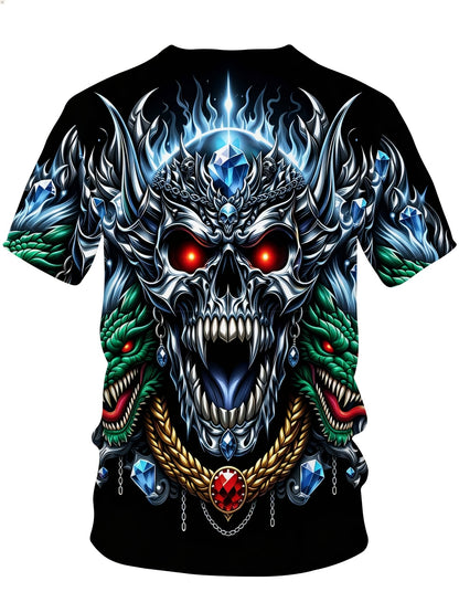 Men's Multicolor Printed Graphic T-Shirt - product view 34