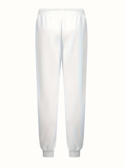 2025 Men'S Edition Solid Color Jogging Pants Featuring Dual Side Pockets And a Drawstring, Stylish Casual Trousers with 'NEW YORK' Print, Ideal for Outdoor Activities