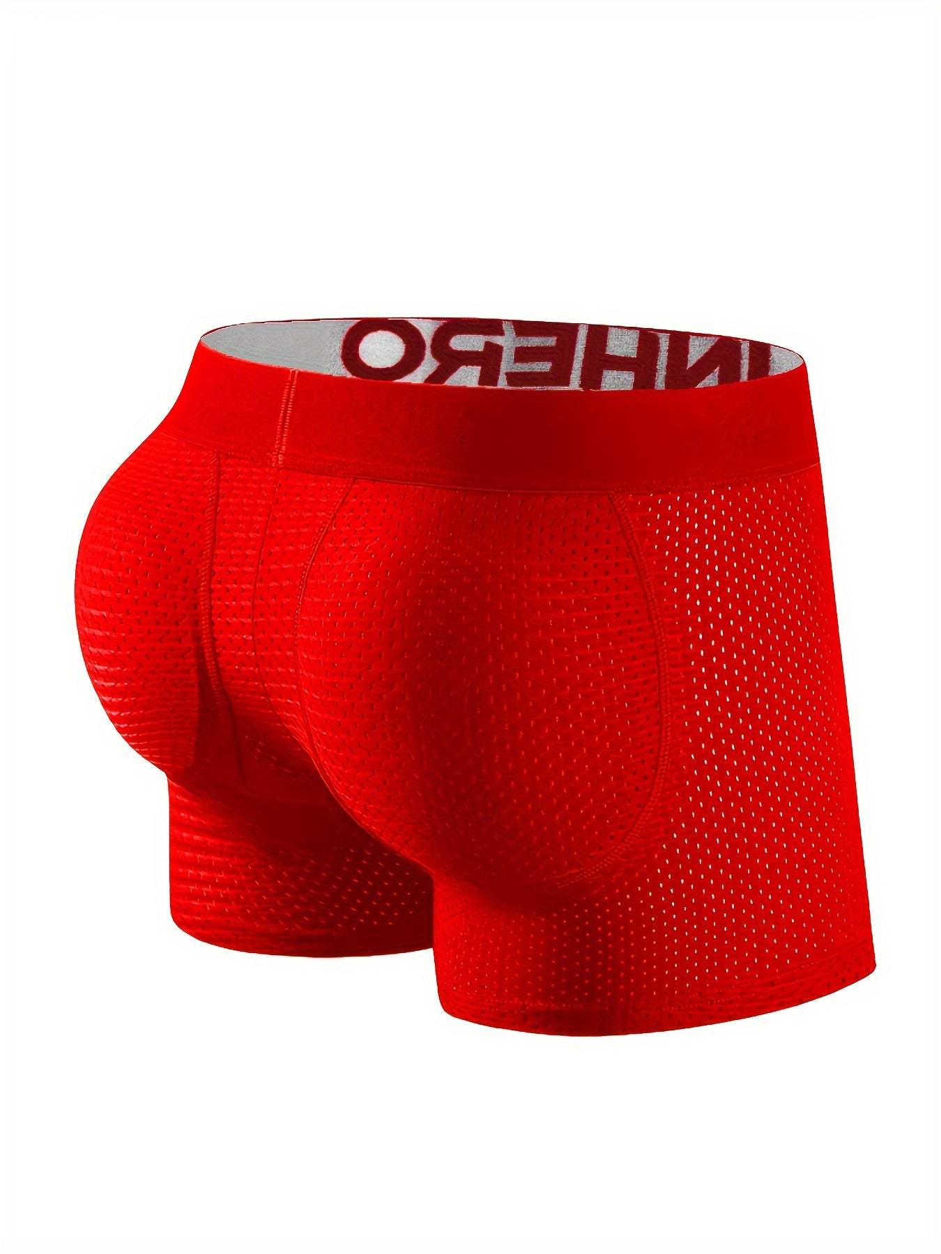 New Men'S Boxers Featuring Butt Pads, Made from Breathable Mesh, Designed for Comfort And Elasticity, Perfect for Lounging at for home