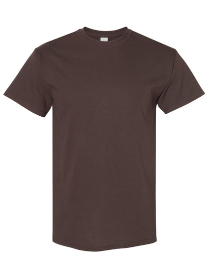 5pcs Set, 100% Cotton T-shirt, Men's Classic Solid Color Short Sleeved T-shirt