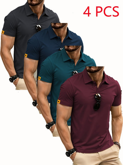 Men's Essential T-Shirt - Round Neck Short Sleeve Streetwear Style 741093