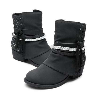 Girls Boots - Non-Slip Sole & Slip-On 735653