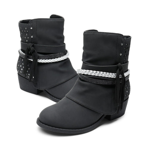 Girls Boots - Non-Slip Sole & Slip-On 735653