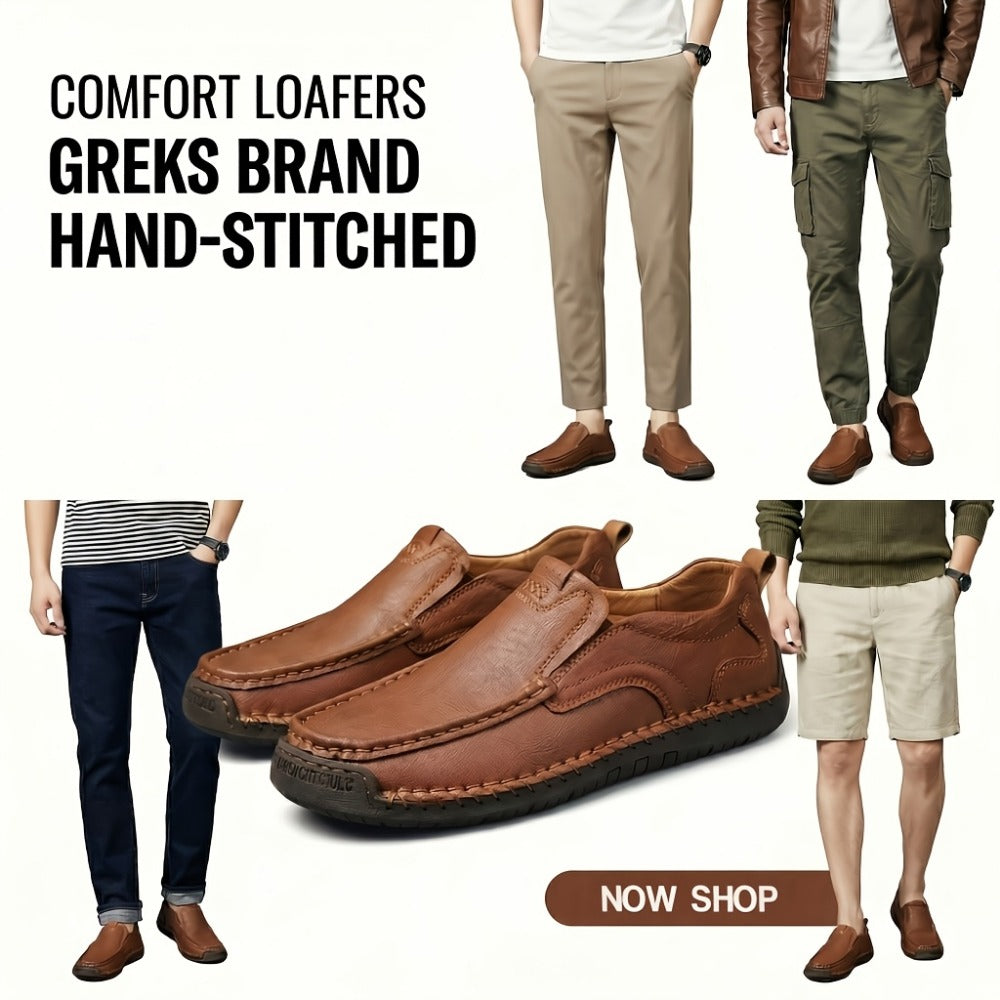 Men's Loafers & Flats - Cushioned Comfort Slip-On for Outdoor & Travel 677989