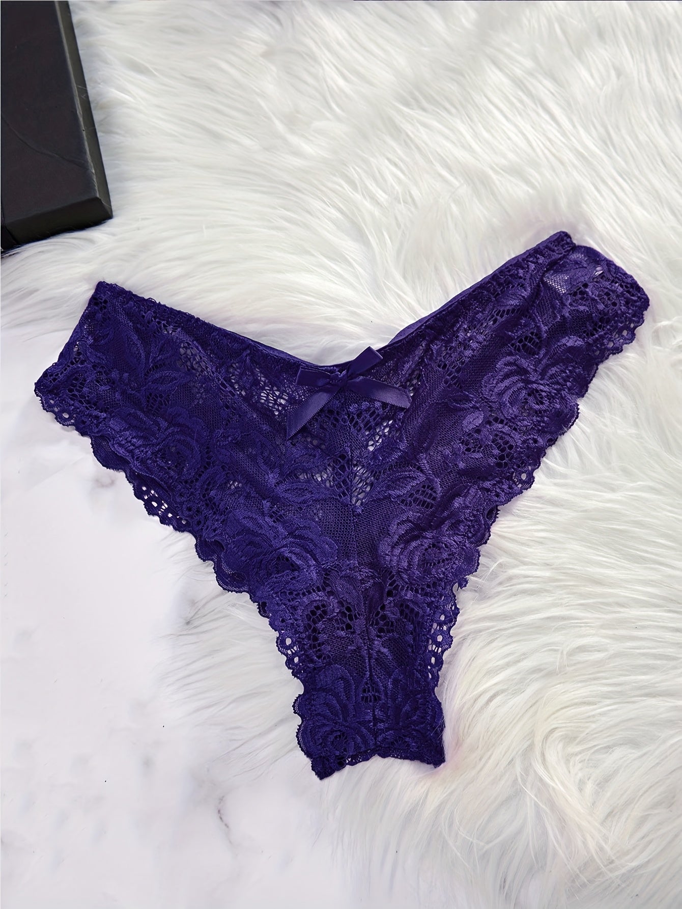 Big Size Sultry Valentine Lace Sleepwear Dress Set - Exquisite Lace, Flattering V-Neckline, Daring Backless Design, Delicate Ruffle Trim, Trendy Split Hem, Seductive Thong Detail, Ultra-Comfortable Fabric, Perfect for Romantic Night, Anniversary Gift