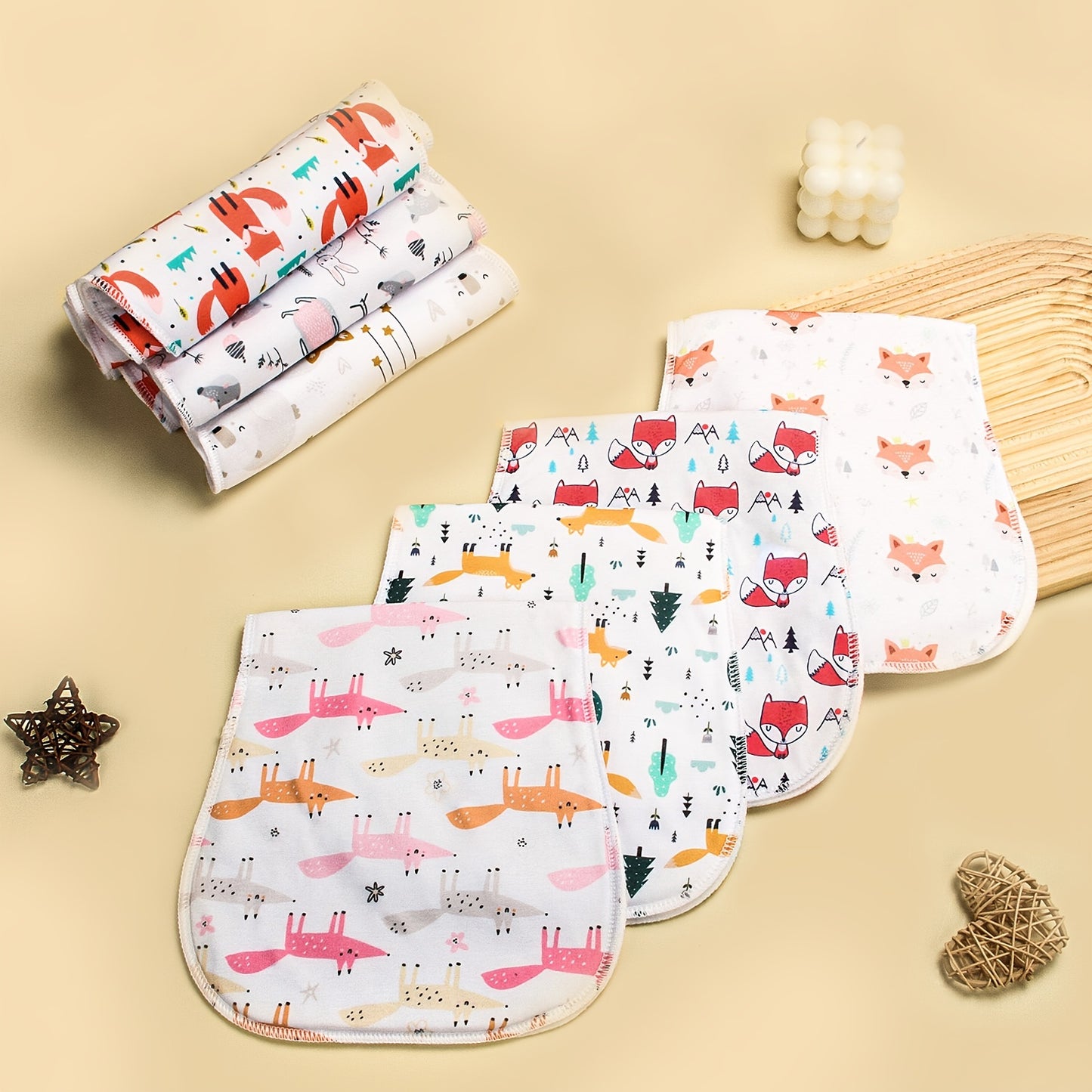 10-Pack Burp Cloths For Baby Boys And Girls - Baby Burp Cloth, Baby Washcloths, Burp Rags, Large Neutral Burp Clothes For Newborn